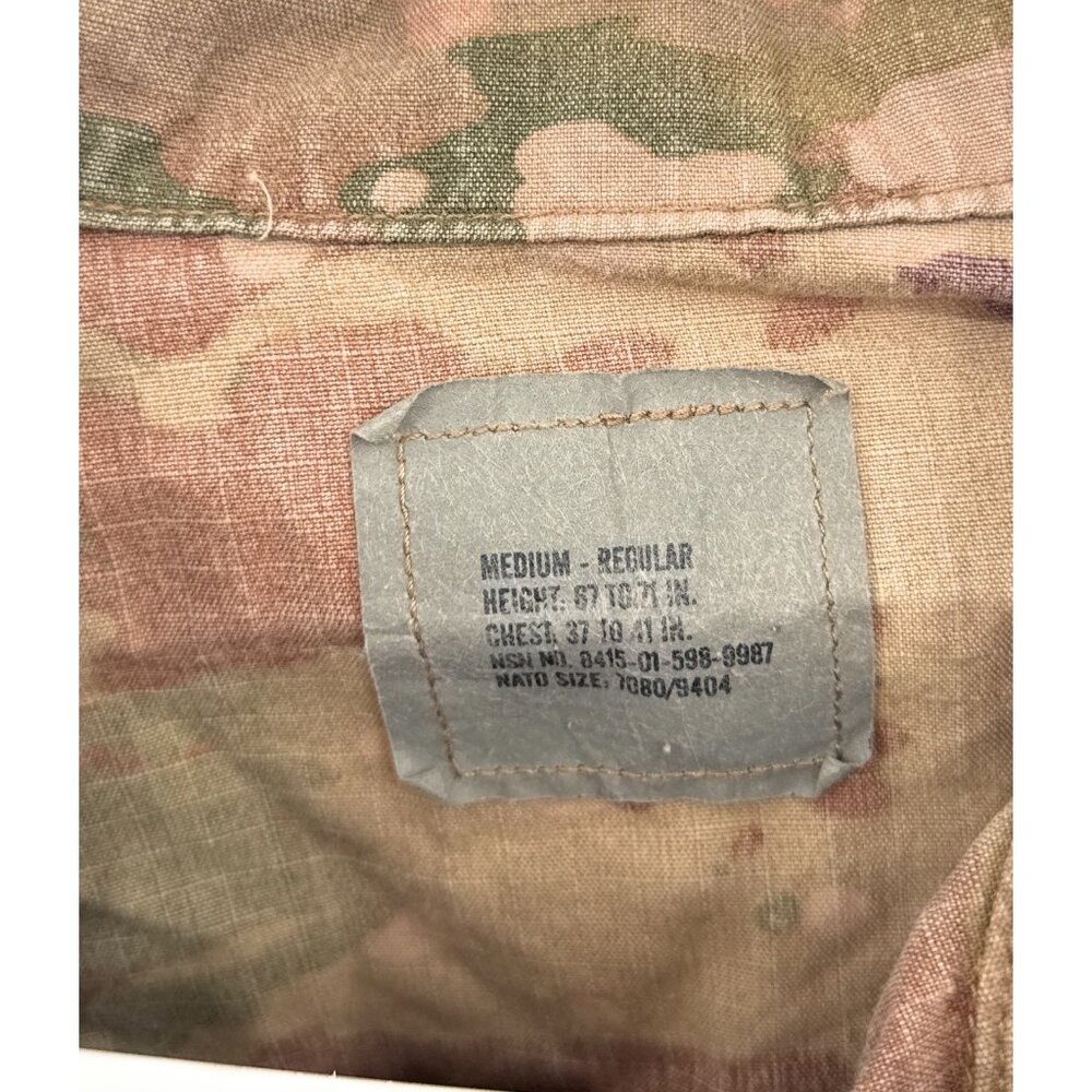 US Army OCP Combat Uniform Coat Jacket Top Multicam Camo Medium Regular‎ - Picture 2 of 3